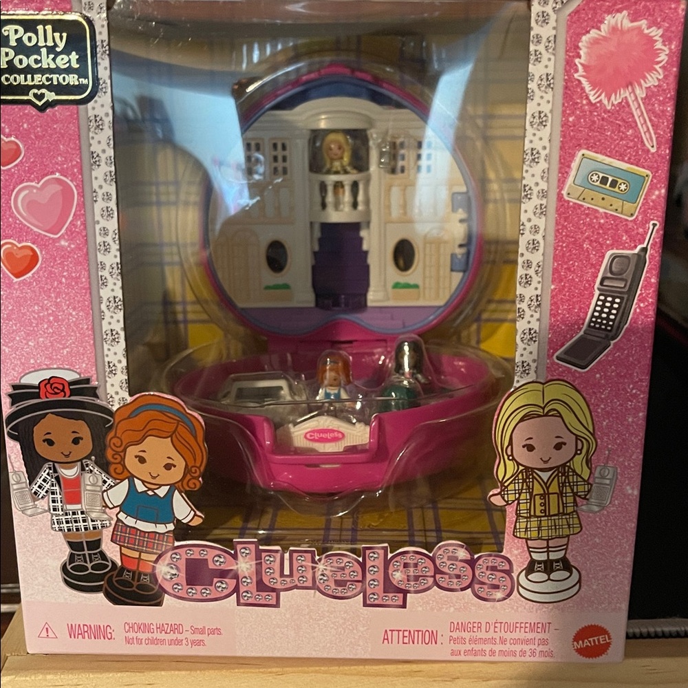 Nwt Polly Pocket Clueless Compact Playset - Picture 3 of 3